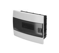 Tableau électrique encastrable 12 modules (1x12) IP40 étanche blanc porte fumée HOROZ