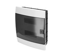 Tableau électrique encastrable 24 modules (2x12) IP40 étanche blanc porte fumée HOROZ