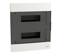 Tableau électrique encastrable Easy9 EU IP40 EZ9EU-2-12-PT-T porte transparente 2x12 Schneider