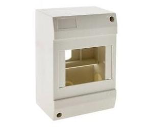 Tableau électrique nu 1 rangée 4 modules