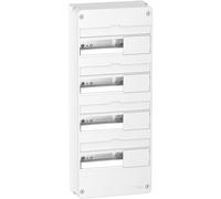 Coffret en saillie RESI9 blanc 4 rangées de 13 modules 90A - SCHNEIDER ELECTRIC - R9H13404 Noir G