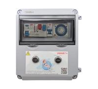 Tableau électrique pour piscine éclairage et moteur | Garde-moteur et transformateur | Contrôleur On/Off | 50 W 12 AC | Pompe à eau 0,5 CV 2,5-4 A