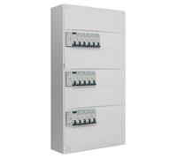 Tableau électrique - SIEMENS - 3 rangées pré-équipé - 2 interdiff 63A - 1 interdiff 40A - 13 disjoncteurs