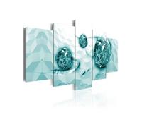 Tableau Embedded In Turquoise-Taille L 200 x H 100 cm