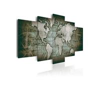 Tableau Emerald Map-Taille L 200 x H 100 cm
