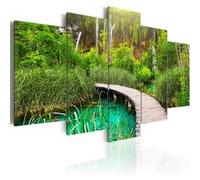 Tableau Emerald Trail-Taille L 100 x H 50 cm Imprimé G