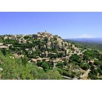 Tableau en bois de 60 x 40 cm : le village médiéval de Gordes a été construit sur une colline de rock à Luberon, Provence Cote Azur région, France (14560397)