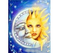 Tableau en diamant Soleil et lune D5708