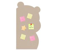 Tableau en feutre mural, panneau en feutre,Panneaux avec punaises en forme d'ours Carreaux muraux en feutre | Cadre photo polyvalent pour décoration photo, décorations de cartes postales illustrées