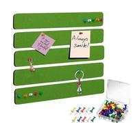 Tableau en feutre pour murs,Tableau d'affichage en feutre | Tableau d'affichage adhésif avec pointe - 4x Tack Board multifonctionnel, carreaux de feutre pour tableau d'affichage pour maison, étude