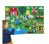 Tableau en feutre - Tableau d'histoires en feutre - Kit d'activités murales pour