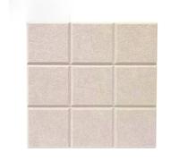 Tableau en Feutrine 30x30cm Grid Felt Wall Panel | Polyester Fiber Background Wall Soundproof Board Display Board Art Decorative Sound-absorbing Board(Light Camel)