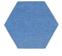 Tableau en Feutrine Felt Wall Stickers Creative Wallpapers | Aesthetic Room Decor Home Accessories Decoration Bedroom Photos Cork Board Display(Blue,10 Pieces)