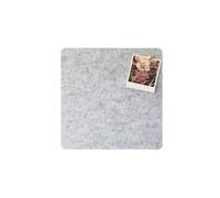 Tableau en Feutrine Modern Felt Bulletin Board 30 * 30cm | Self-adhesive Message Board No-drill Photo Wall Display Board for Living Room Decoration(Grey)