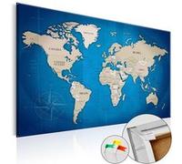 Tableau en liège Dark Blue Trail-Taille L 60 x H 40 cm