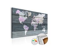 Tableau en liège Journey through the World-Taille L 60 x H 40 cm