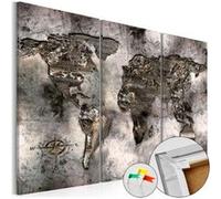 Tableau en Liège "Carte du Monde - Opalescent Map" 80 x 120 cm Multicolore G