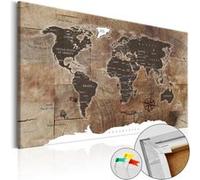 Tableau en liège Wooden Mosaic-Taille L 120 x H 80 cm Imprimé