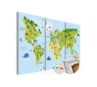 Tableau en liège Children's World-Taille L 120 x H 80 cm Imprimé G