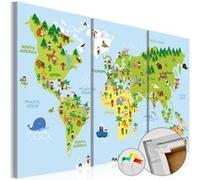 Tableau en liège Children's World-Taille L 60 x H 40 cm Imprimé G