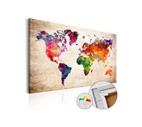 Tableau en liège Colourful Universe-Taille L 120 x H 80 cm