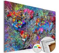 Tableau en liège Colourful Whirl-Taille L 60 x H 40 cm Imprimé G