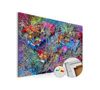 Tableau en liège Colourful Whirl-Taille L 90 x H 60 cm