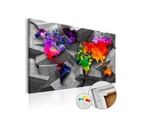 Tableau en liège Cubic World-Taille L 90 x H 60 cm