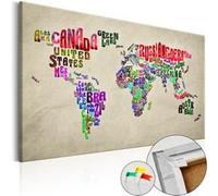 Tableau en liège Global Tournée (EN)-Taille L 60 x H 40 cm Imprimé G