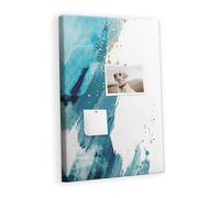 Tableau en liège horizontal avec punaises | planche murale bureau maison école | afficher notes photos documents projets et idées créatives - 40x60 - métallique - l'art de la peinture