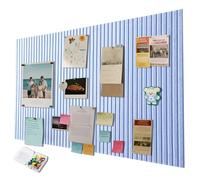 Tableau en Liège Mural 40 x 60 cm, Feutre Adhésif, Tableau d'affichage décoratif en feutre avec ruban adhésif, panneau liege mural affichage photo vision board