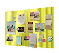 Tableau en Liège Mural 40 x 60 cm, Feutre Adhésif, Tableau d'affichage décoratif en feutre avec ruban adhésif, panneau liege mural affichage photo vision board