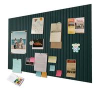 Tableau en Liège Mural 40 x 60 cm, Feutre Adhésif, Tableau d'affichage décoratif en feutre avec ruban adhésif, panneau liege mural affichage photo vision board