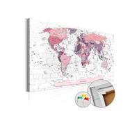 Tableau Non renseigné Tableau en liège Pink Frontiers-Taille L 120 x H 80 cm