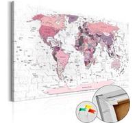 Tableau en liège Pink Frontiers-Taille L 120 x H 80 cm Imprimé G