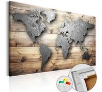 Tableau en liège Silver World-Taille L 60 x H 40 cm Imprimé G