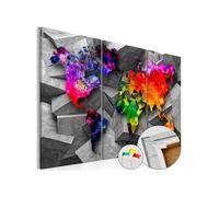 Tableau en liège Symmetry of the World-Taille L 120 x H 80 cm Imprimé