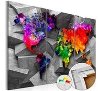 Tableau en liège Symmetry of the World-Taille L 120 x H 80 cm Imprimé G