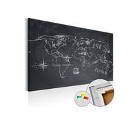 Tableau en liège Travel broadens the Mind-Taille L 90 x H 60 cm