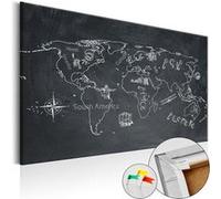 Tableau en liège Travel broadens the Mind-Taille L 90 x H 60 cm Imprimé G