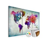 Tableau en liège World in Colors-Taille L 60 x H 40 cm