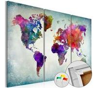 Tableau en liège World in Colors-Taille L 90 x H 60 cm