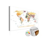 Tableau en liège World Map-Taille L 120 x H 80 cm