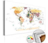 Tableau en liège World Map-Taille L 60 x H 40 cm