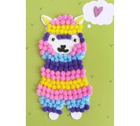 Tableau En Pompons Lama Activité Manuelle 3-8 Ans