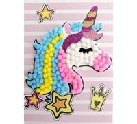 Tableau En Pompons Licorne Diy Enfant 3-8 Ans
