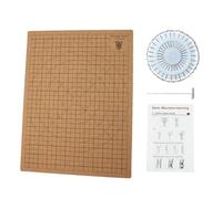 Tableau en | Tableau de Projet de Double Face | 30,5 x 40,6 cm avec Lignes de Grille | Comprend des Broches en T et des Instructions (français Non Garanti) - Idéal pour Le nœud, Le