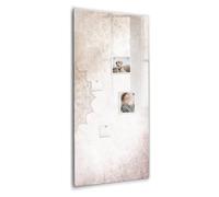 Tableau en verre magnétique premium mural | surface anti-rayures | aimants néodyme haute adhérence, feutre effaçable et éponge | idéal notes, tâches, rappels- 60x120 - Mandalas