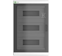 Tableau encastré ELEGANT 3x12 PE+N porte fumée 2455-01