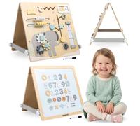 Tableau enfant bois mamabrum magnetique et manipulation 49x37 cm 2 ans+